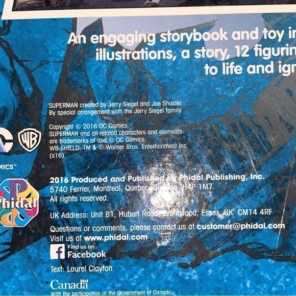 DC Comics SUPERMAN Busy Book 10 Figures Playmat - Picture 15 of 16